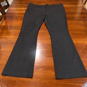 Apt. 9 Brynn women's dark gray pants in faux denim, size 16W. 